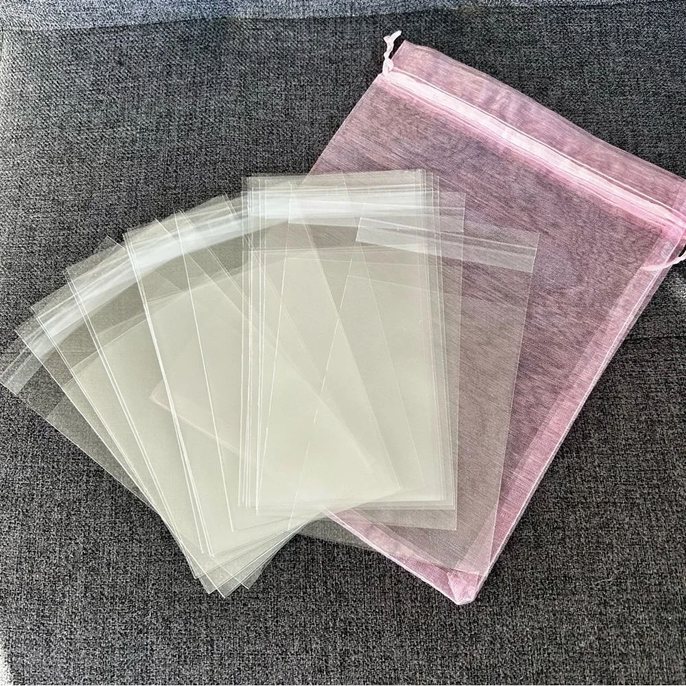 20 Count - Clear, Resealable Cellophane Mini Bags, 3.5 x 5 inch